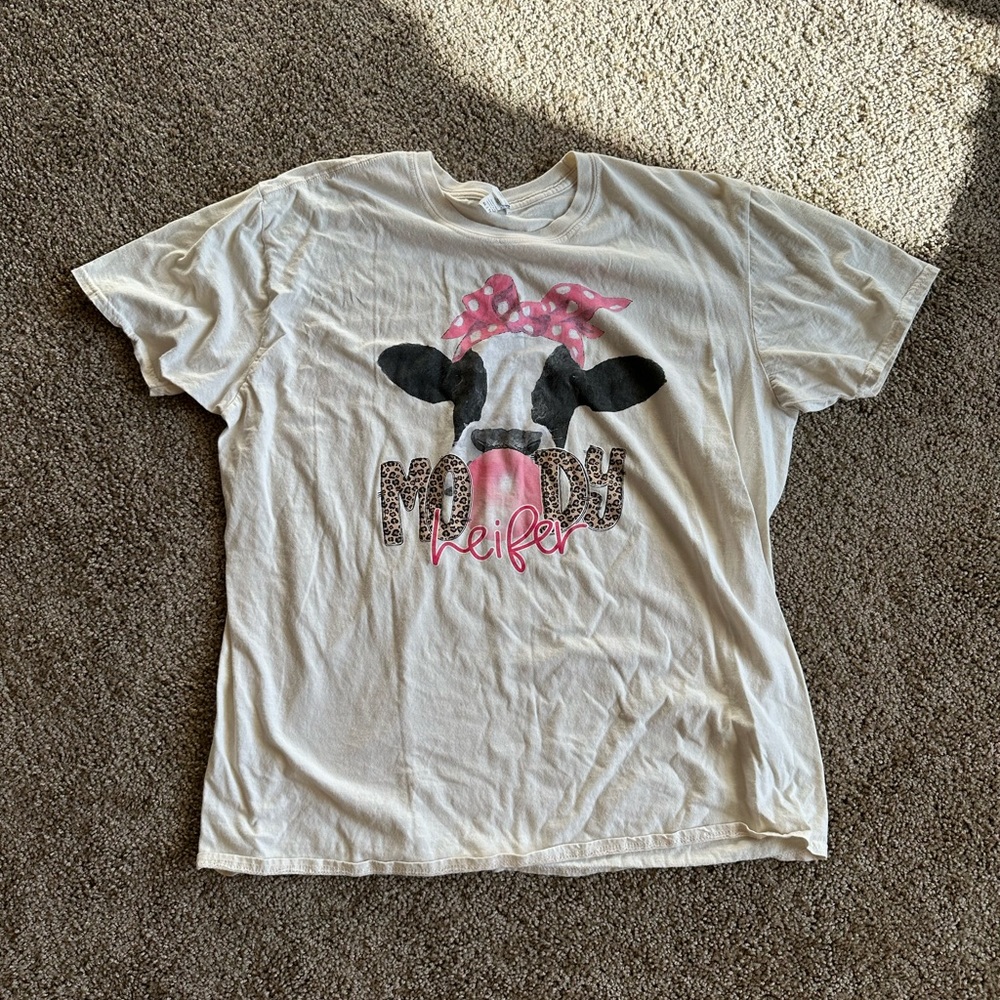 Moody Heifer Graphic Tee